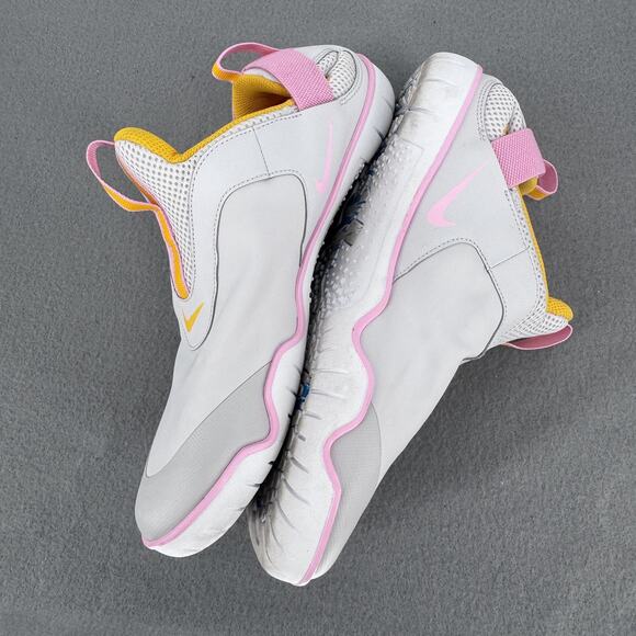 Nike‎ Zoom Pulse Slip On Nursing Shoes Mens Size 10 White Pink Yellow CT1629-002